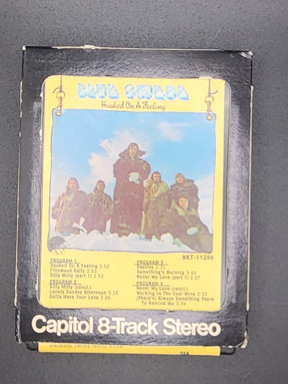 Blue Swede Hooked On A Feeling 8-Track Tape Capitol Vintage 1974 Collectible
